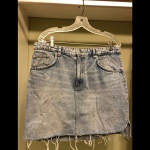 Blue jean skirt